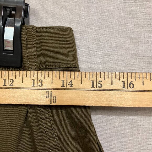 Wild Fable Women's Small Olive Mid-Rise Wide Leg Cargo Pants Elastic Waist - Picture 10 of 11